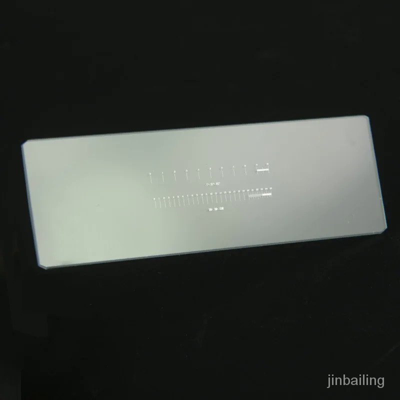 RDKB Metric Inch Micrometer Microscope Graticule Calibration Slide