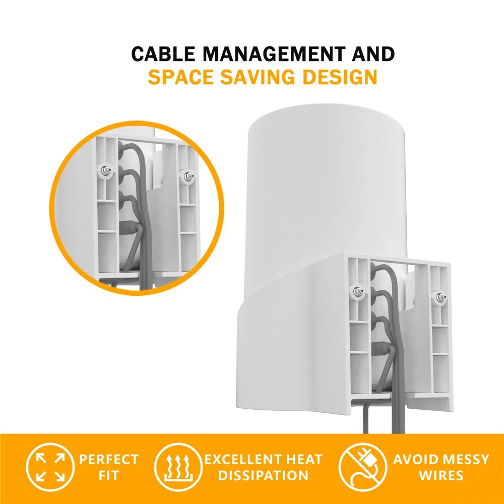 Supporto da parete per sistema TP-Link Deco X68/XE75/XE75 Pro X75 x80 AX5400 x75pro Mesh Wi-Fi 6, supporto da parete salvaspazio  44