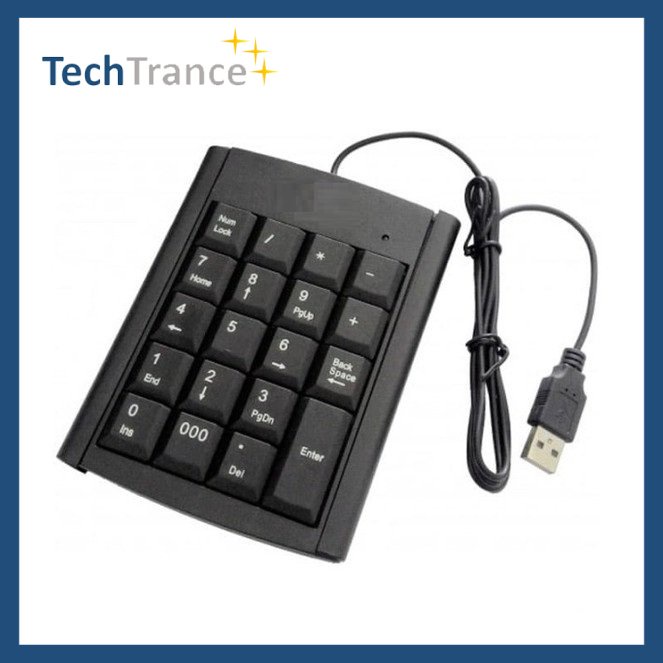 TechTrance Mini Numeric Number Pad PC Keypad Keyboard K012 Shopee