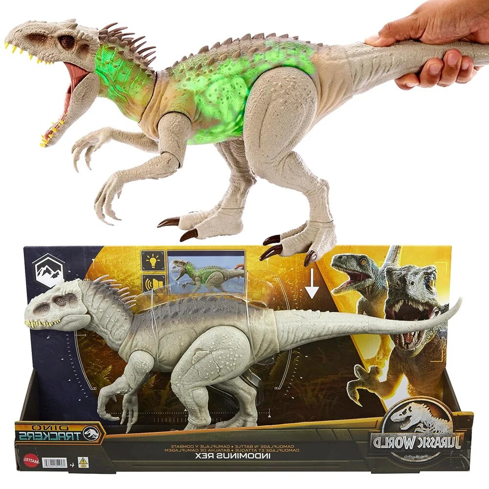 유Jurassic World Camouflage 'N Battle Indominus Rex Dinosaur Toy with ...