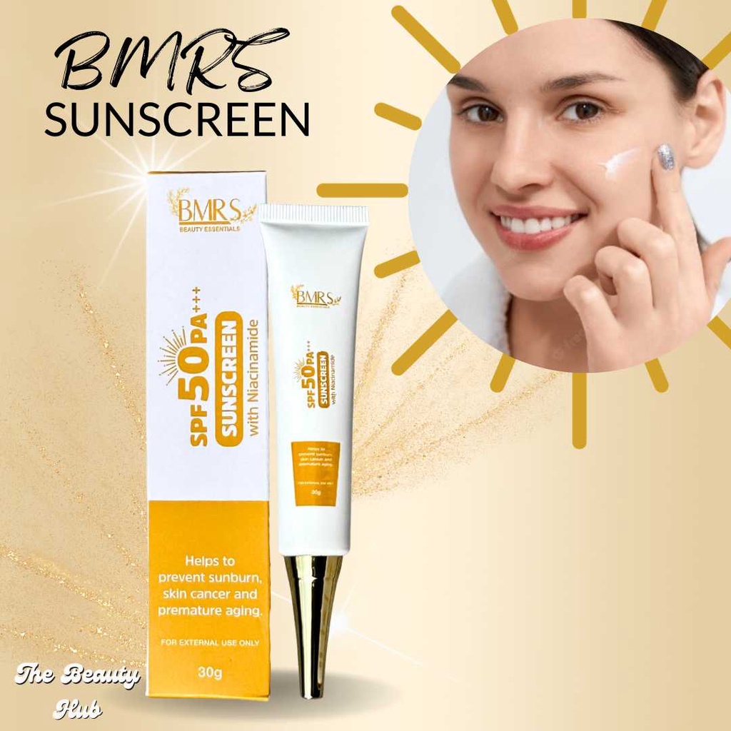 BMRS SUNSCREEN SPF 50 PA+++ with Collagen and glutathione No White Cast