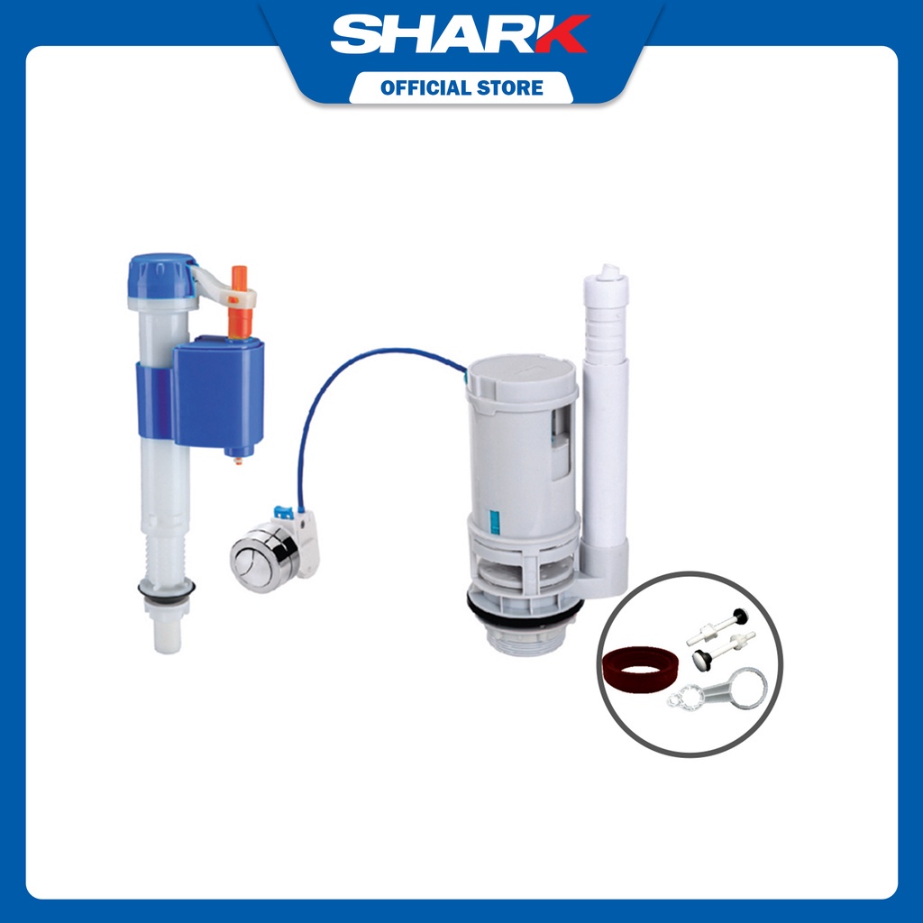 SHARK SF 4003 Universal Toilet Tank Fittings Complete Set D | Shopee ...