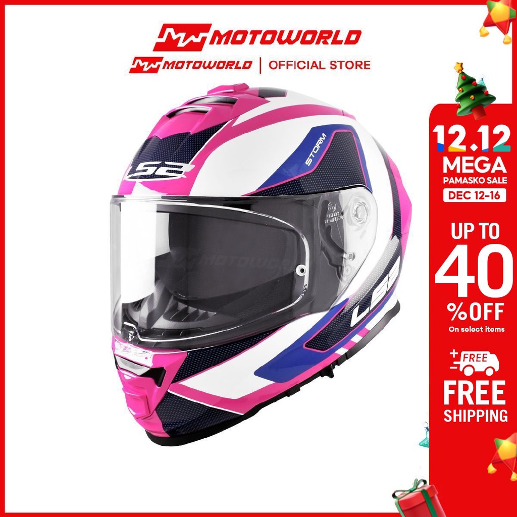 LS2 Motorcycle Full Face Helmet F800 Techy Graphics Shopee Philippines