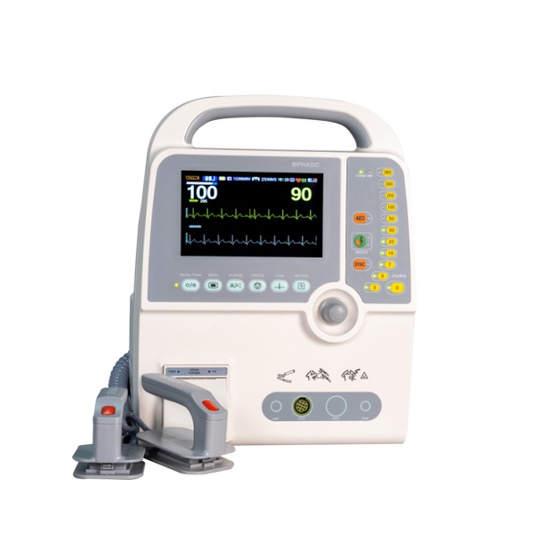 SR8000D Cardiac defibrillator monitor Portable Manual Defibrillator machine biphasic