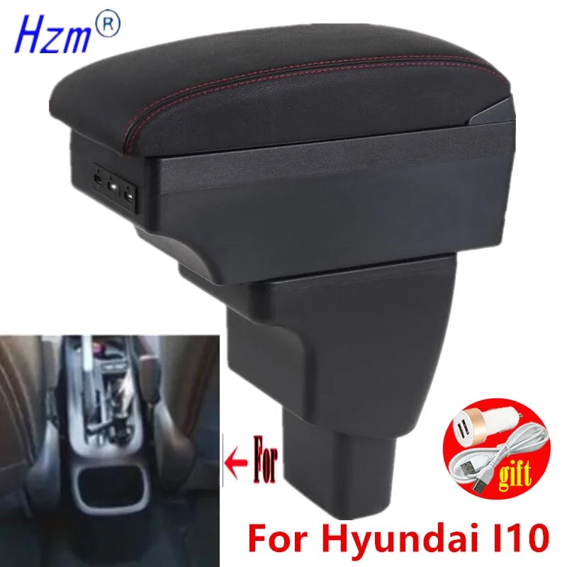 For grand I10 armrest box For Hyundai hb20 I10 universal car Armrest