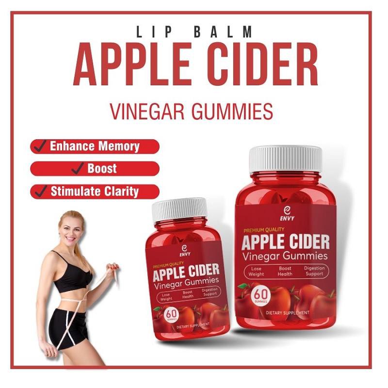 Envy Organic Apple Cider Vinegar Gummies Weight Loss Gummies Reduce Anxiety And Pressure Apple 1737