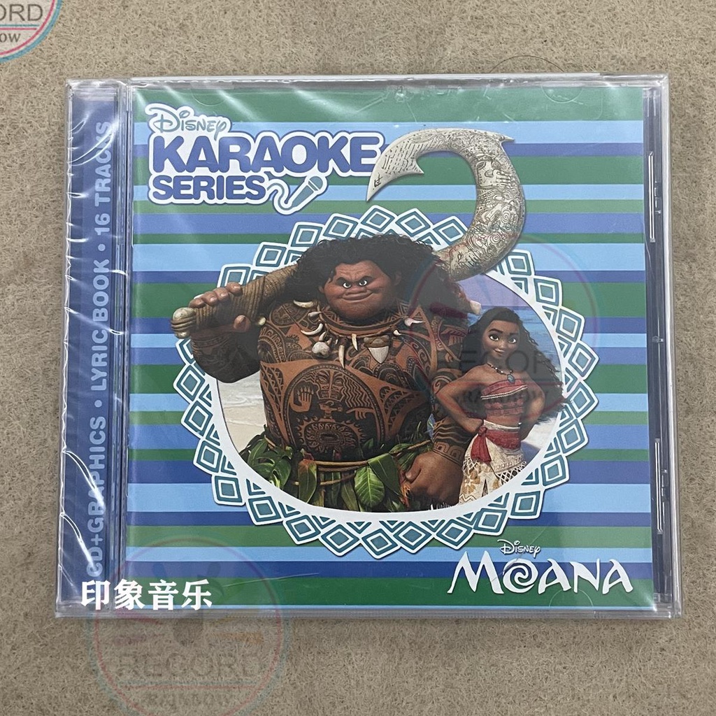 Original Disney Karaoke Series Disney Series Moana CD [Brand New