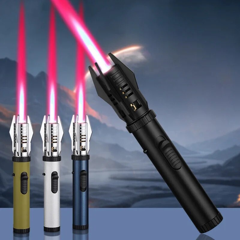 New Scepter Lightsaber Big Flame Spray Gun Windproof Inflatable