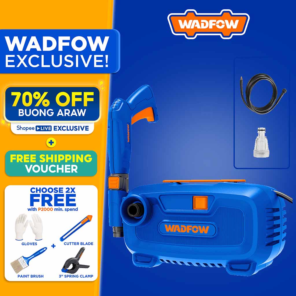 Wadfow Heavy Duty Industrial High Pressure Washer 1400W Shopee