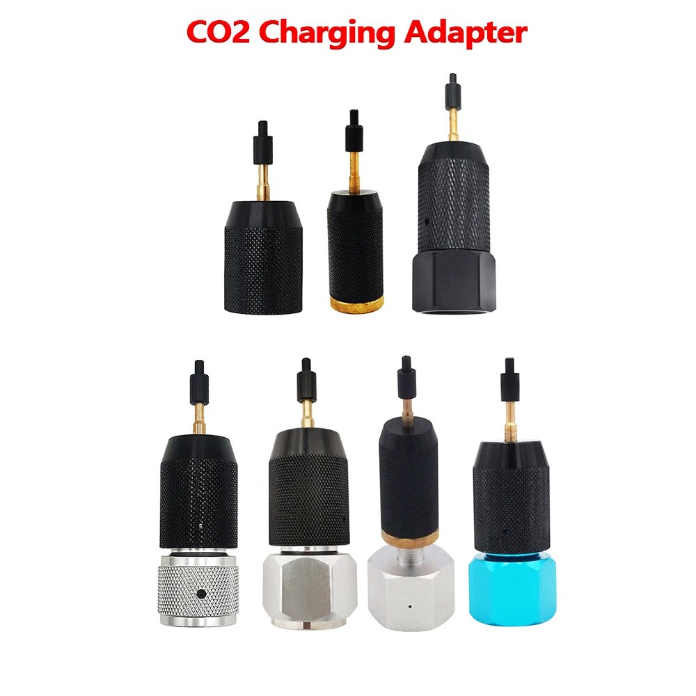 10o Cylinder Disposable Cartridge CO2 Refill Charge Adapter for