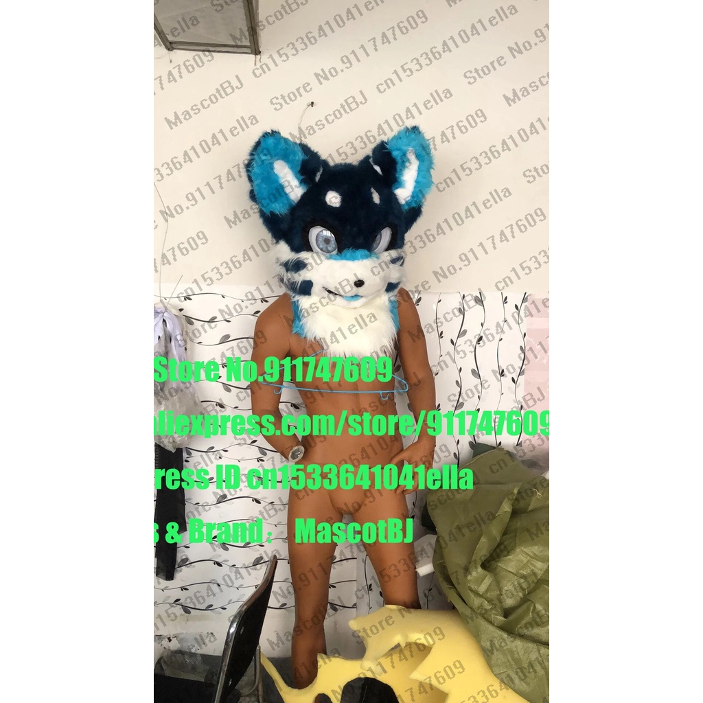 Grey Bunny Rabbit Digitigrade Fursuit Costumes Furries Anime Teen & Adult Costume main image 0