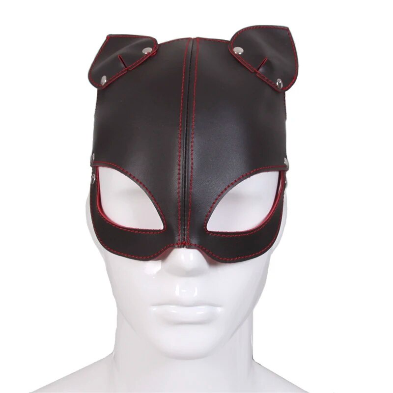 ⚜pu Leather Bdsm Mask Blindfold Foreplay Flirt Adult Game Sex Mask Erotic Toys Bdsm Sex Fetish M 7697