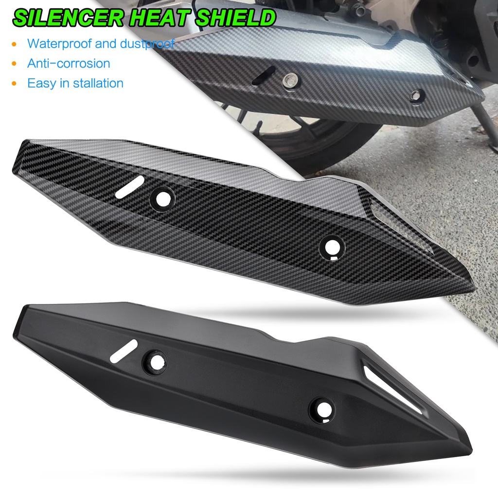 HONDA CLICK 125i CLICK 150i MUFFLER COVER CARBON MATTE BLACK FOR CLICK ...