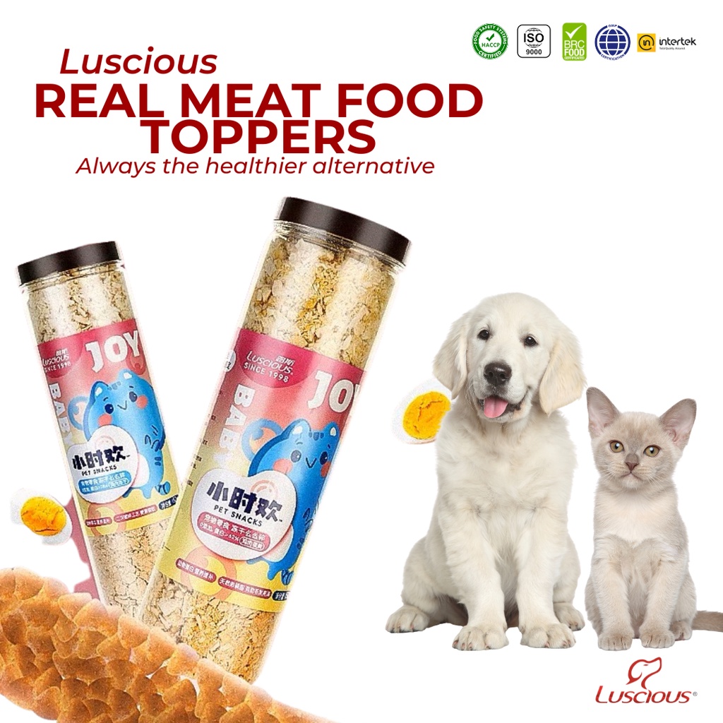 Luscious 150g Real Meat Freeze Dried Food Toppers For Dogs and Cats