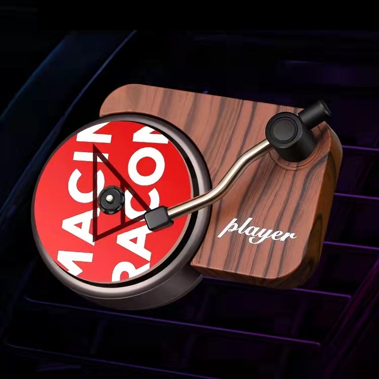 Turntable Vinyl Record Player Shape Mini Portable Car Air Freshener ...
