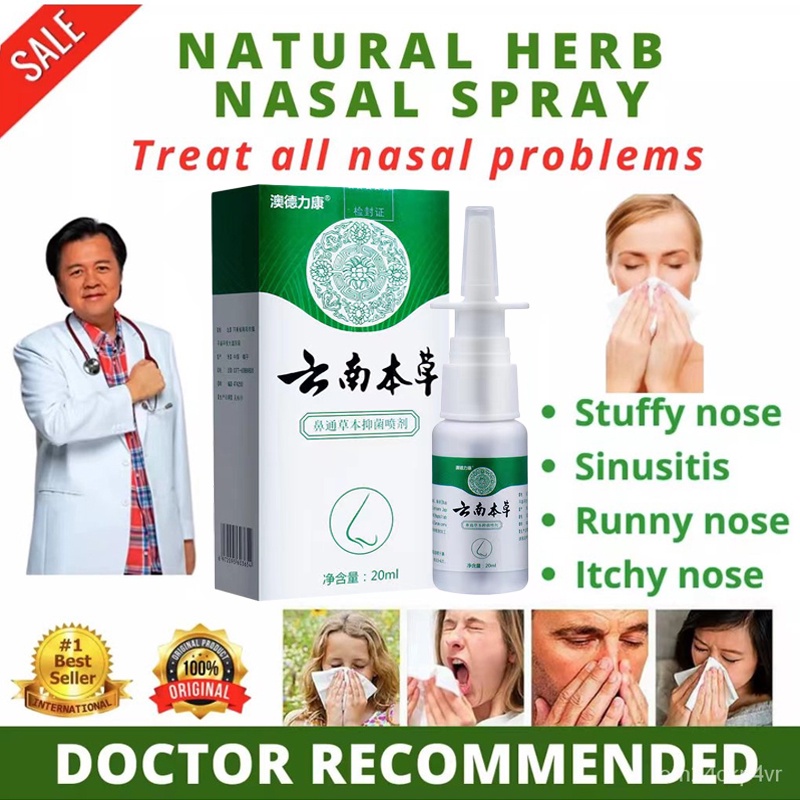 Sinusitis Spray Original Miracle Genuine Nasal Spray Allergic Rhinitis