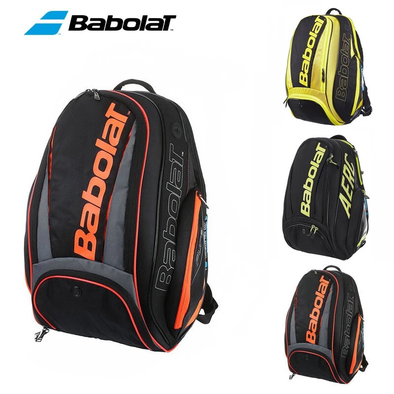 91b Classic Fluorescent Orange Babolat Tennis Bag Badminton Padel