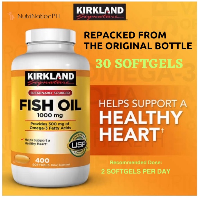 Original Made in USA Kirkland Omega 3 Fish Oil 1000mg Help Support your