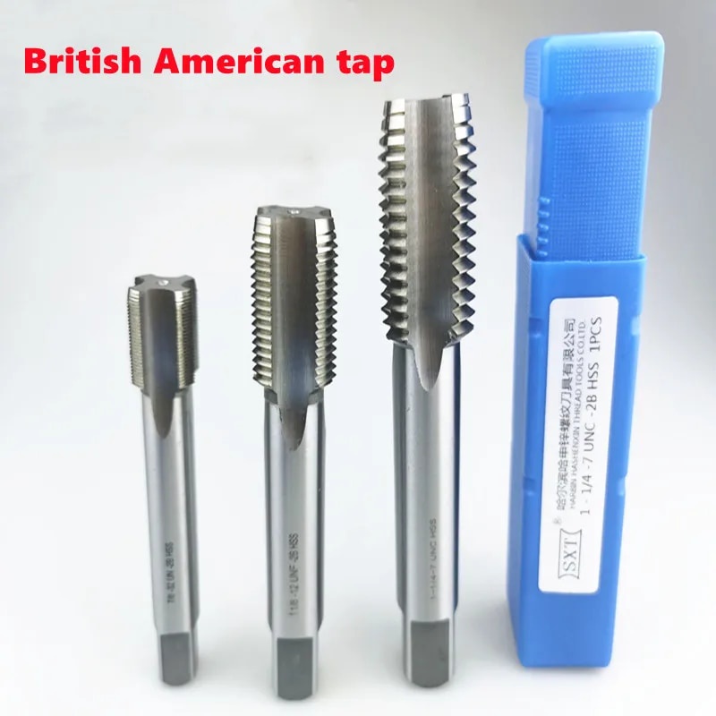 1pcs American machine tap American standard W6542 HSS tap 1-8 thread 1 ...