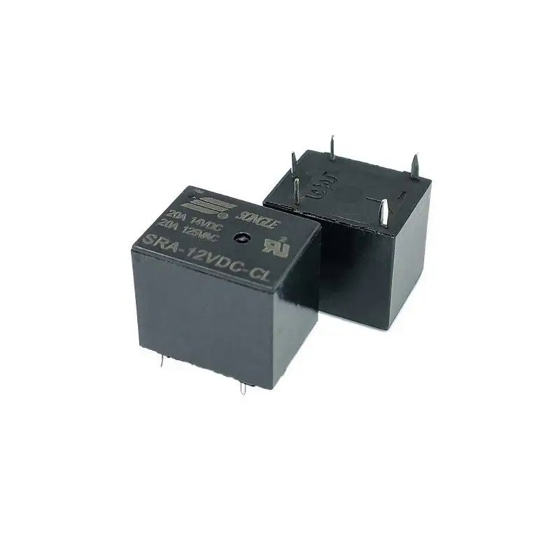 12V 20A DC power relay SRA-12VDC-CL 5Pin PCB type stock black ...