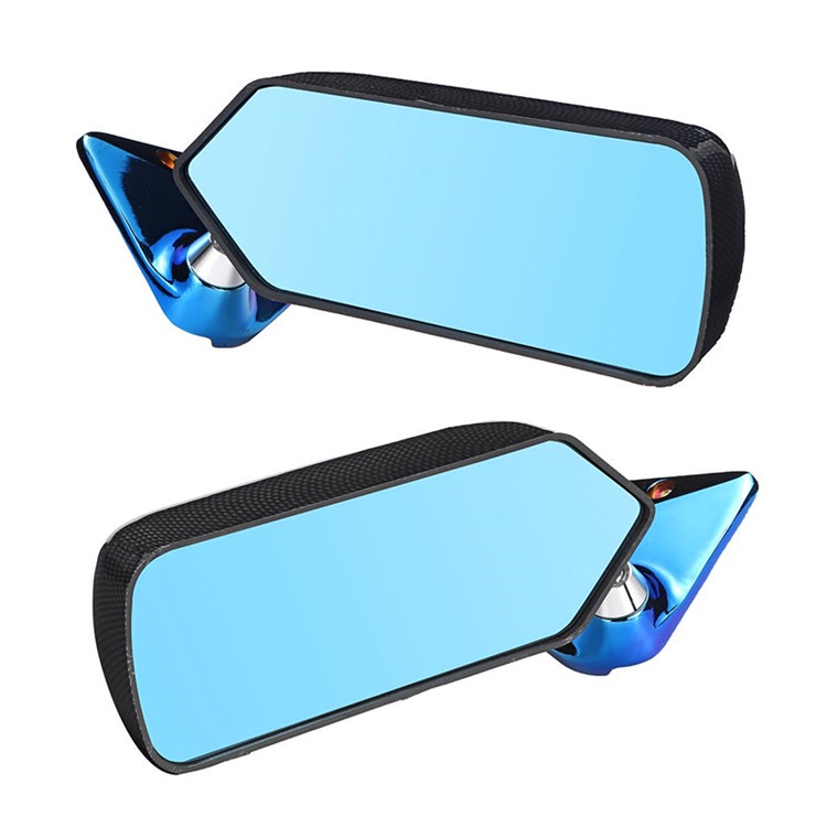 Universal F1 racing car drift carbon fiber Looks with Blue Mirror ...