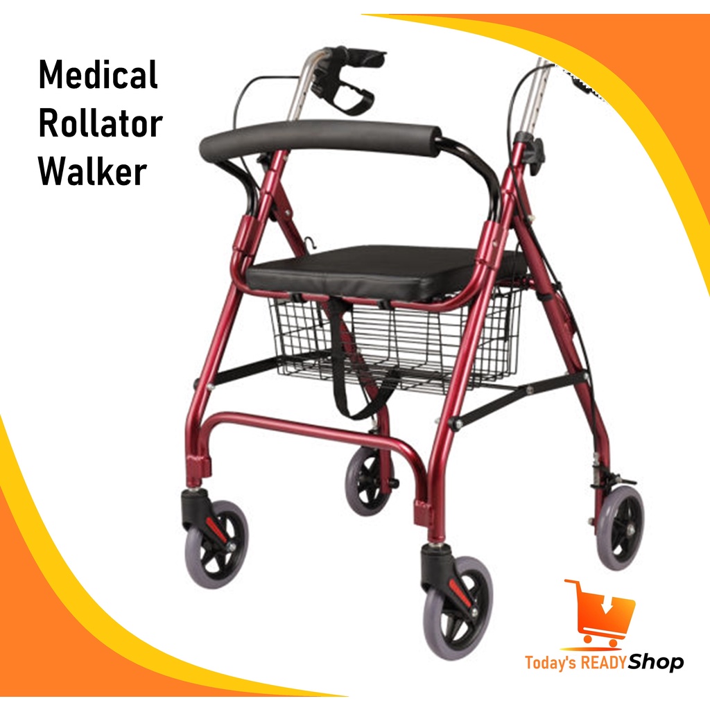 Medical Rollator Walker without Footrest Rollator without Footrest