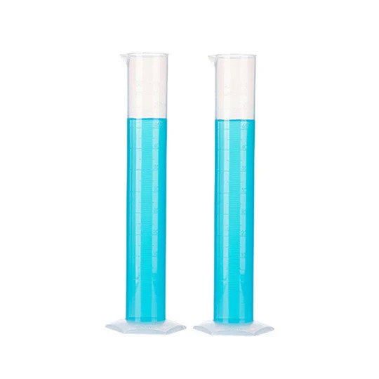 Clear graduated laboratory plastic measuring graduated cylinder 10mL ...