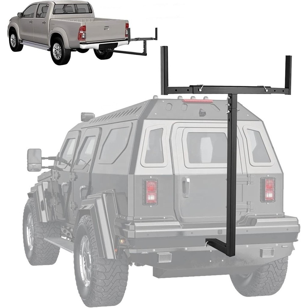 Pick Up Truck Bed Hitch Extender Extension Rack Boat Kayak Lumber Long