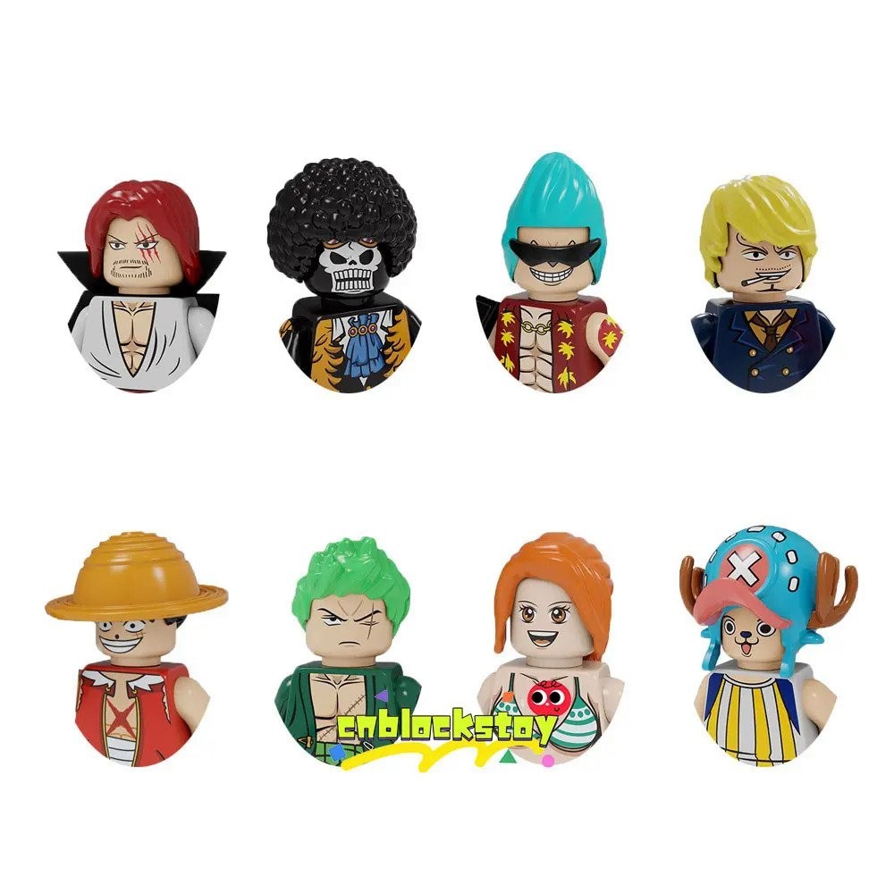 Cartoon Anime Shanks Franky Luffy Gear 5 Zoro Nami Chopper Brook Sanji ...