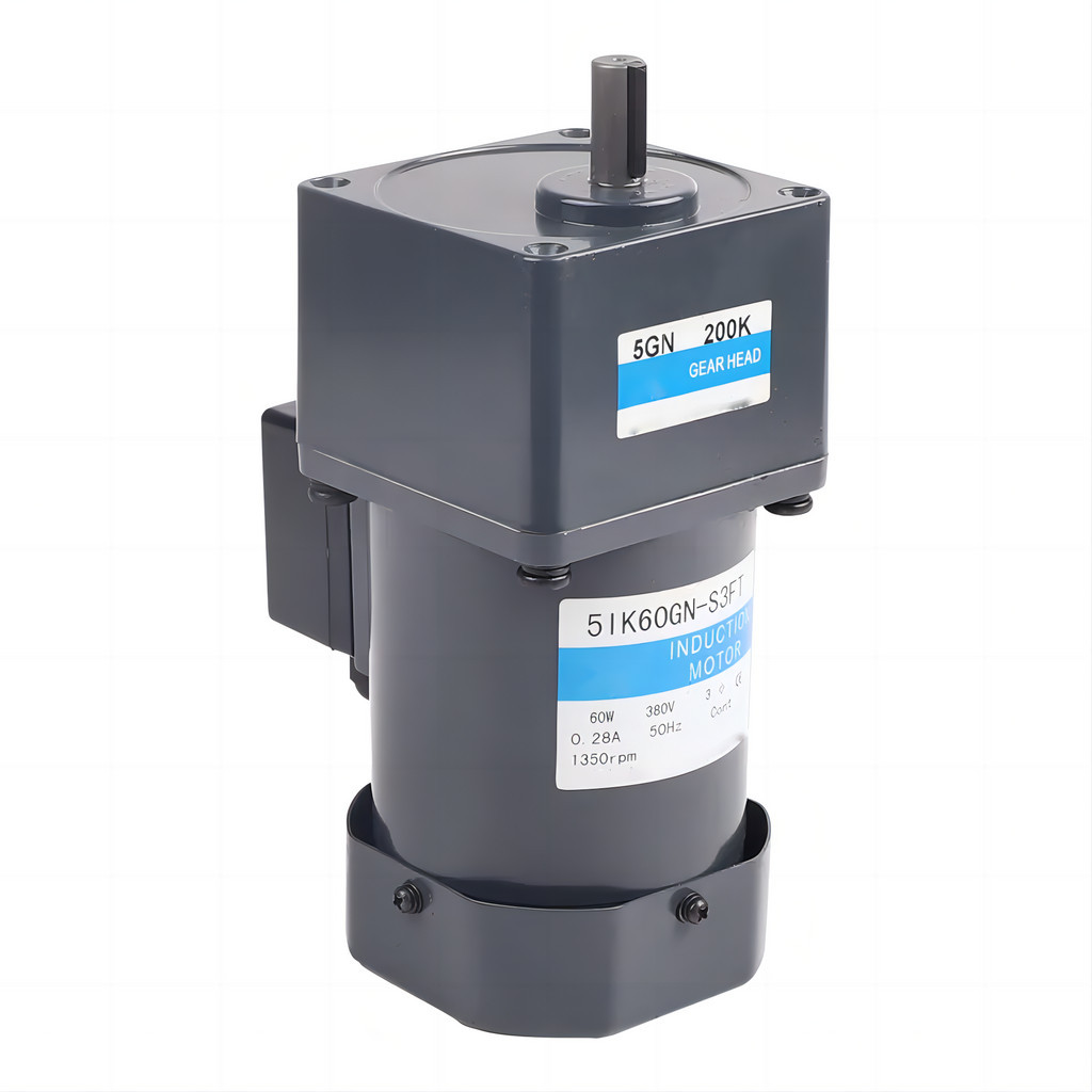 5IK60GN GU High Torque Low Rpm 90mm 60W 120W AC induction Gear Motor