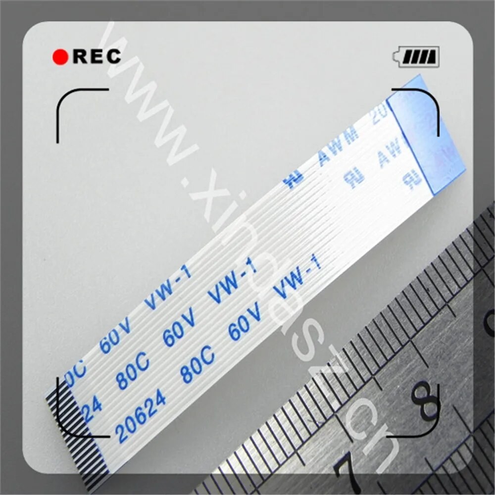 ☽5pcs/lot AWM 20624 80C 60V VW-1 0.5mm 18pin 50mm length type B ...