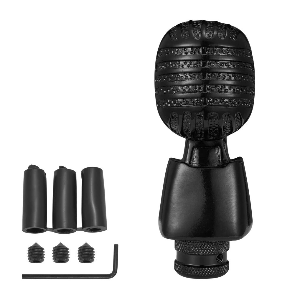 Microphone Shift Knob Aluminum Alloy Manual Automatic Transmission Car ...