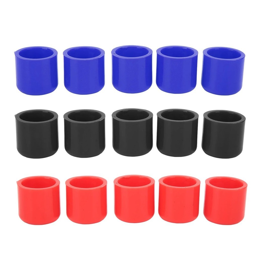 Black)10PCS 12mm Auto Intake Vacuum Hose Silicone Blanking Caps Tubing