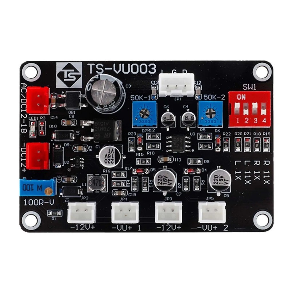 ☻VU Level Meter 200MA Sound Level Indicator Set Audio Frequency Power ...