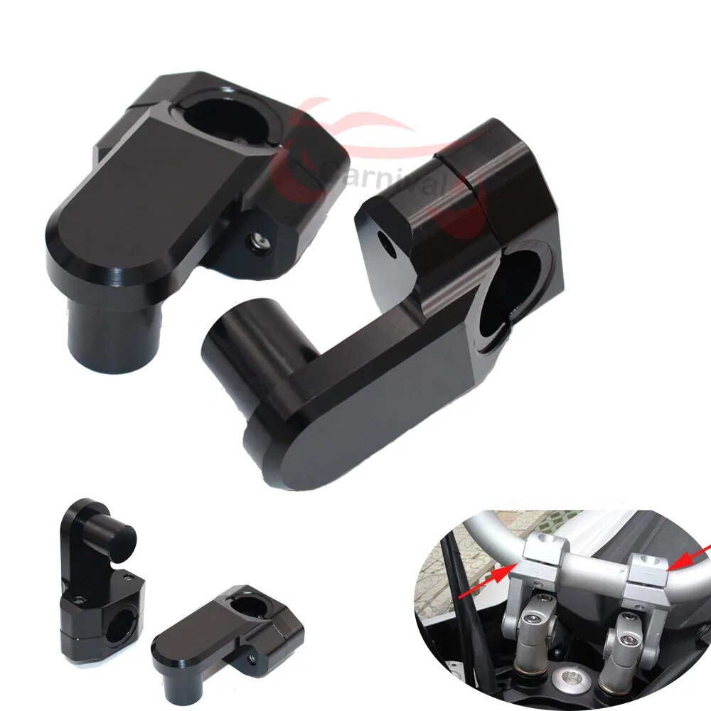 ☽28mm Motor fat handlebar Bar Mount lifting clamps forBMW R nineT 28mm ...