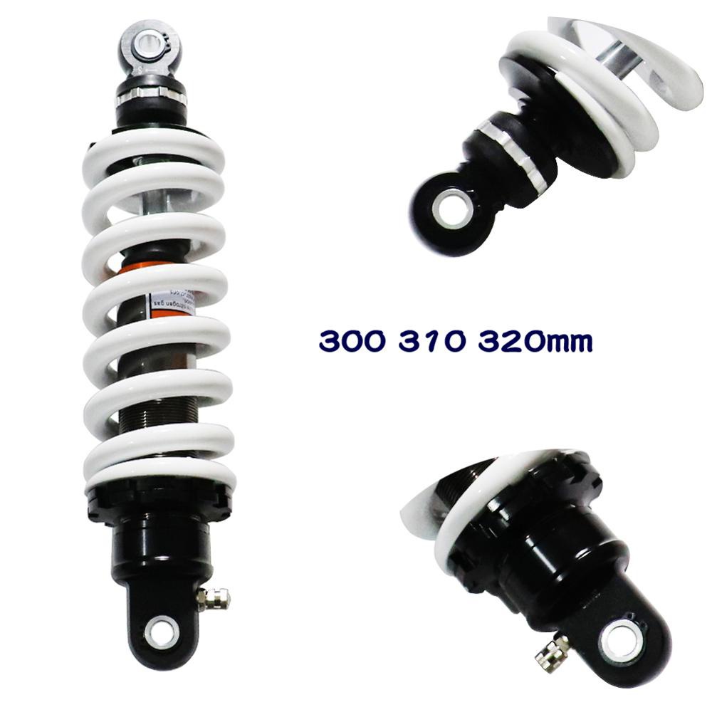 Motorcycle Rear Shock Absorber Damping Adjustable 300mm 310mm 320mm ...