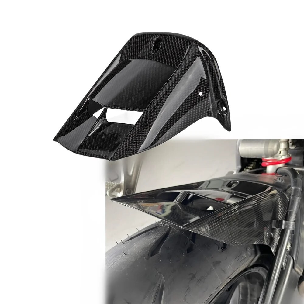 Real Carbon Fiber Rear Tire Hugger Mud Guard Fender Fairing Cowl For ...