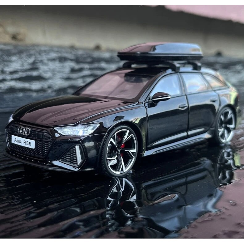 79O Diecast 1:32 Alloy Model Car RS6 Avant Sport Wagon Miniature Metal ...