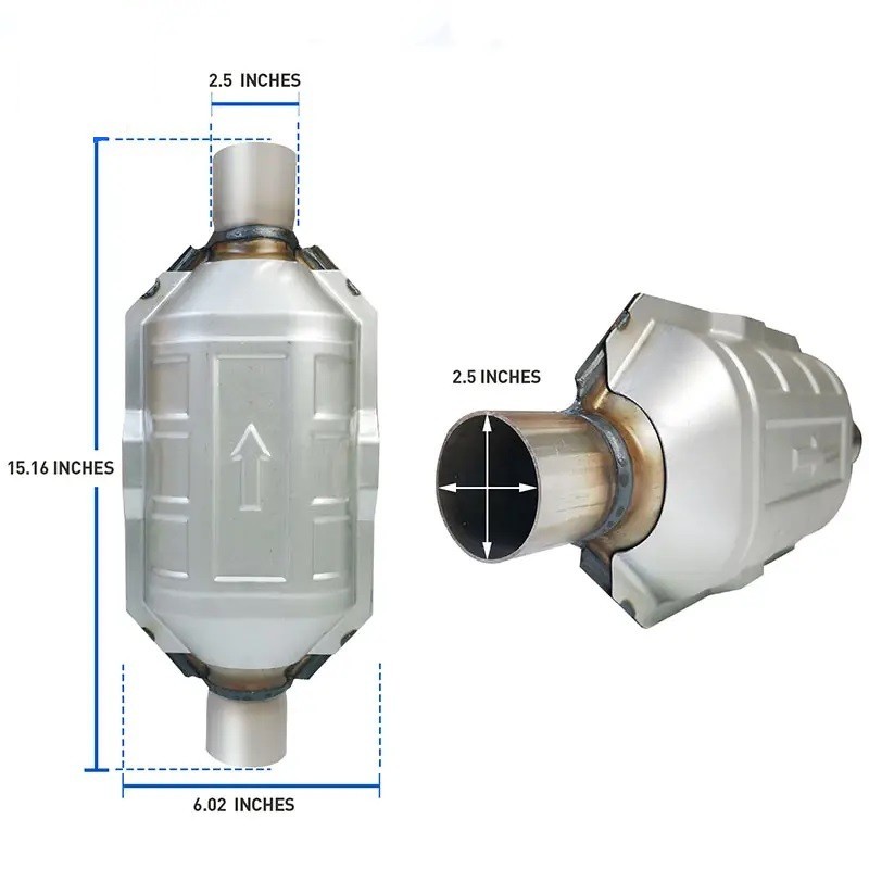 Euro 2 3 4 5 6 Universal Catalytic Converter Three Way Catalyst For All