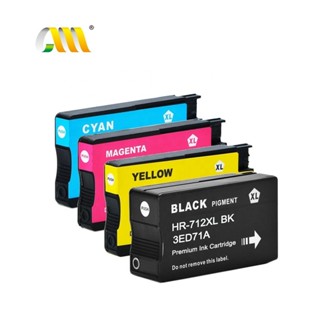 for hp ink cartridge 712 Remanufactured 712XL Ink Cartridge for HP ...