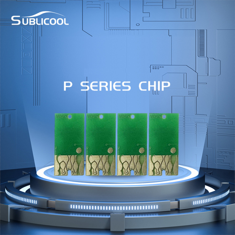 Sublicool Compatible printer Ink Chips cartridge chip for ep son P6000 ...