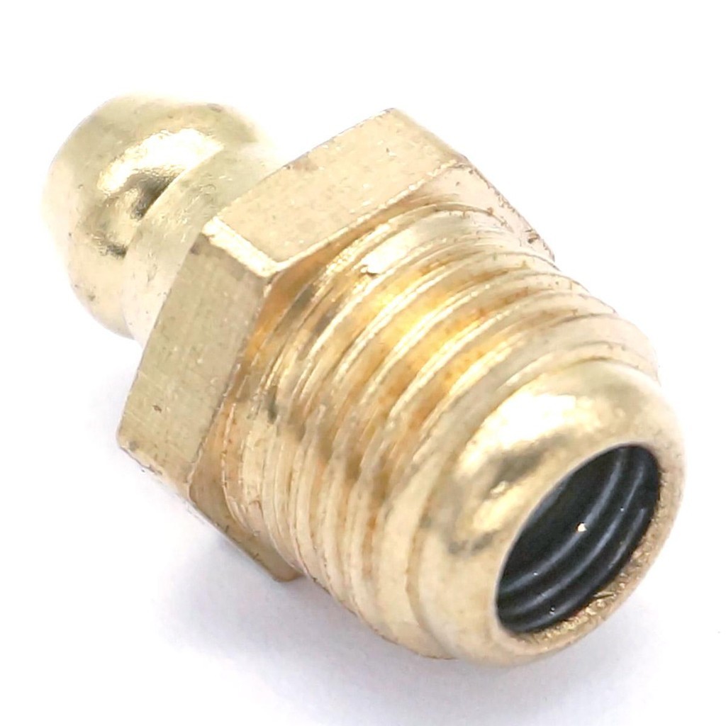 thumbnail image 2 of 6-Pack Brass M8 X 1mm Thread Straight Grease Zerk Nipple Fittings For Car, Truck, Motorcycle 2 of 14