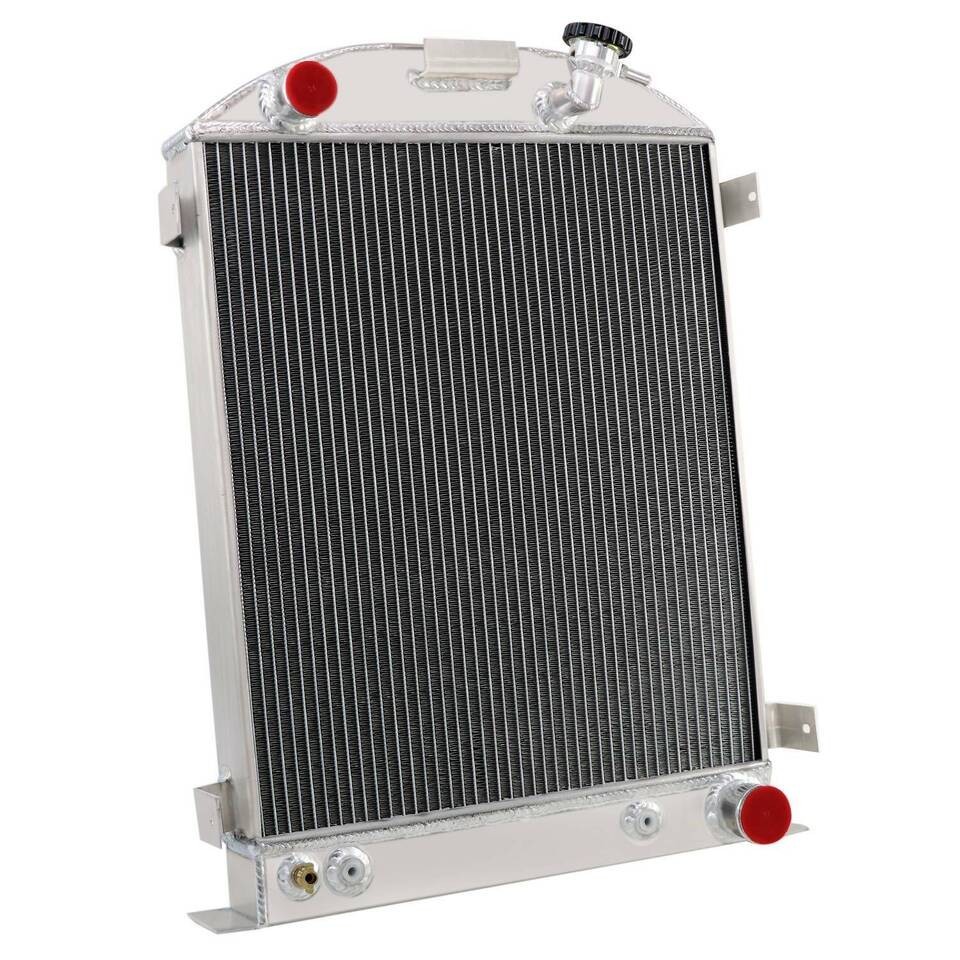 4 Row Aluminum Radiator For 1930-1931 Ford Model A 1932 Ford Model B ...