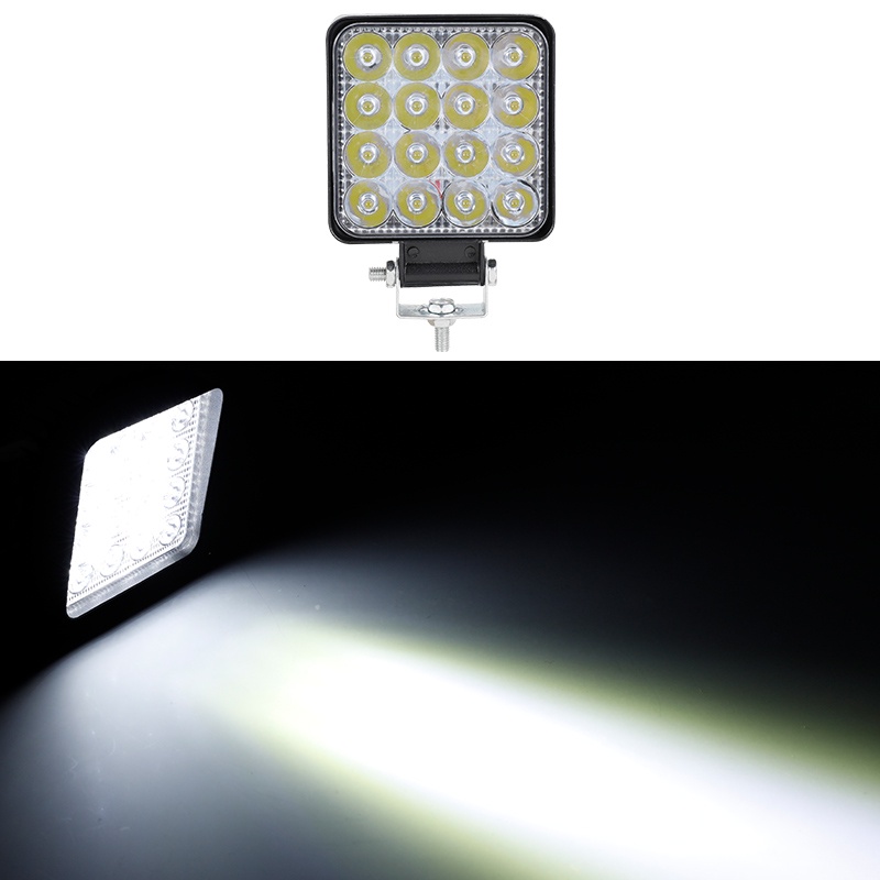 48W Car Work Lights Super Bright LED Spotlight for Car/Motorcycle/SUV ...