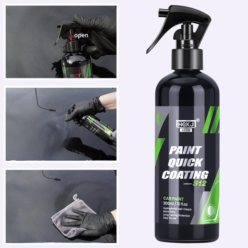 300ml 9H Car Paint Quick Coating Car Ceramic Coating Spray Hydrophobic ...