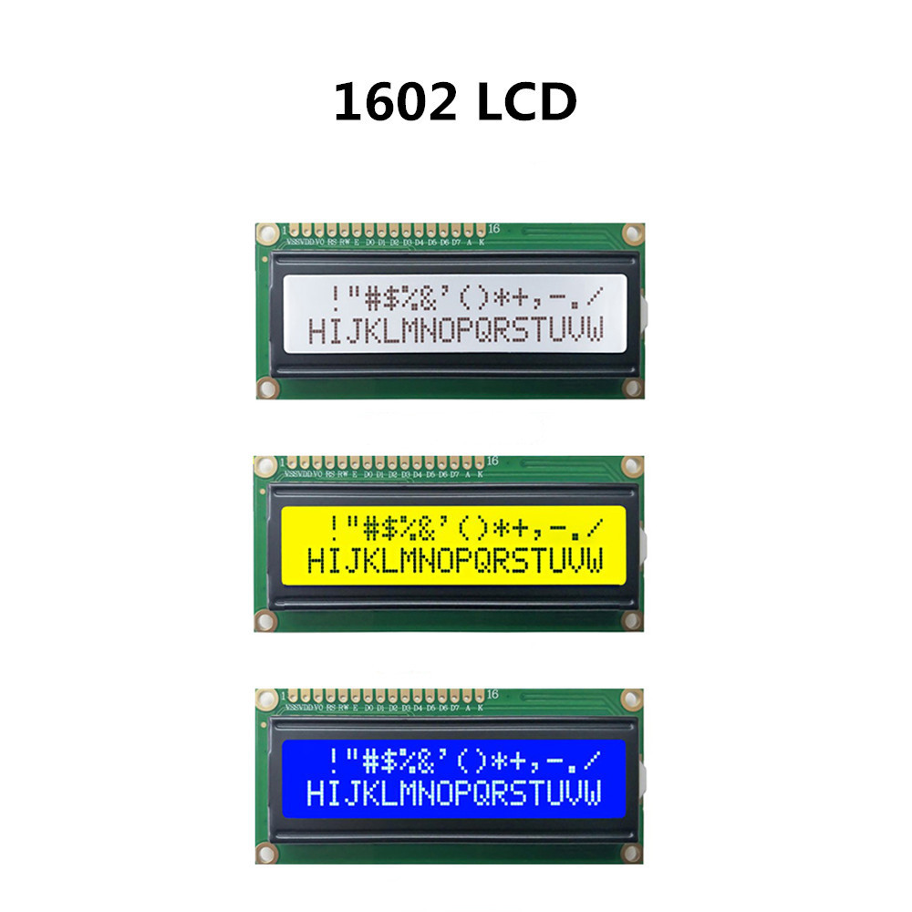 LCD1602 1602 Module Blue/Green Screen IIC/I2C 16x2 Character LCD ...
