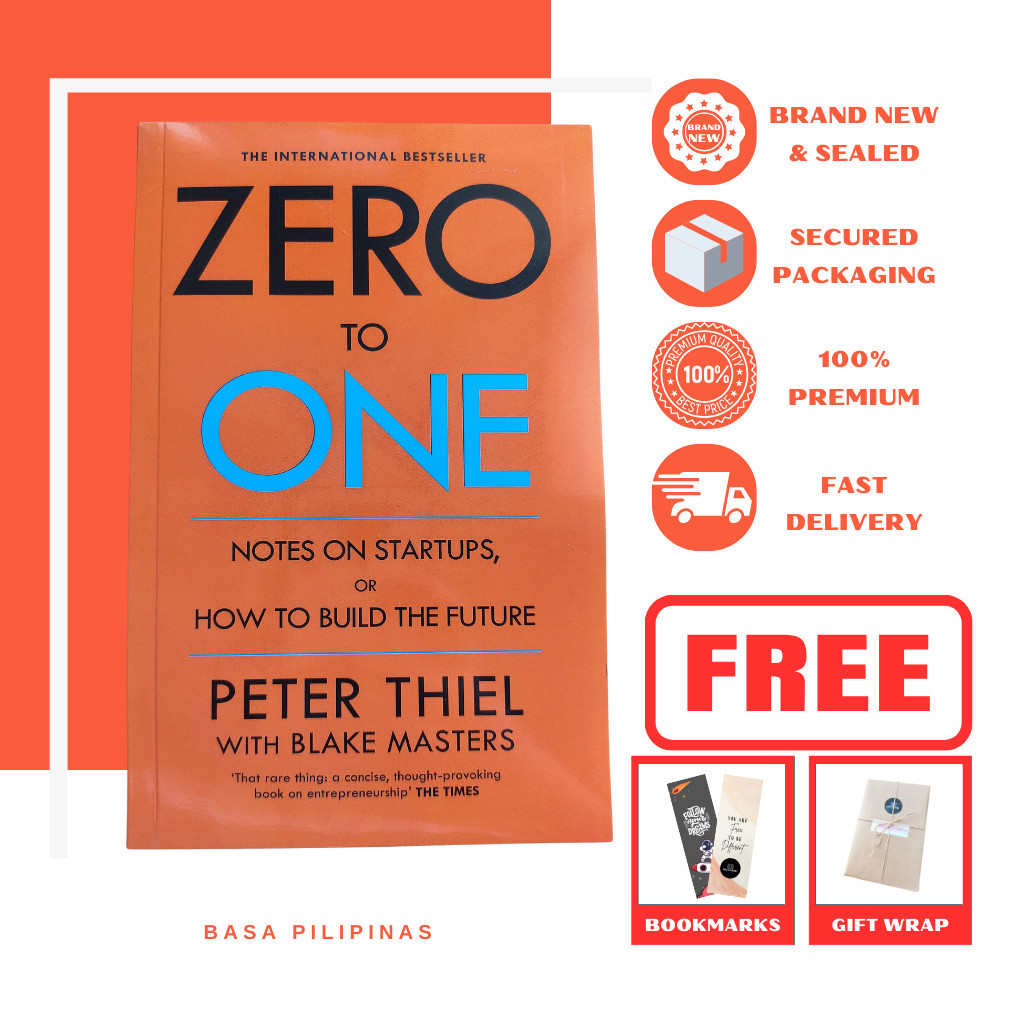 Premium: Zero to One by Peter Thiel (Soft Cover) | Basa Pilipinas ...