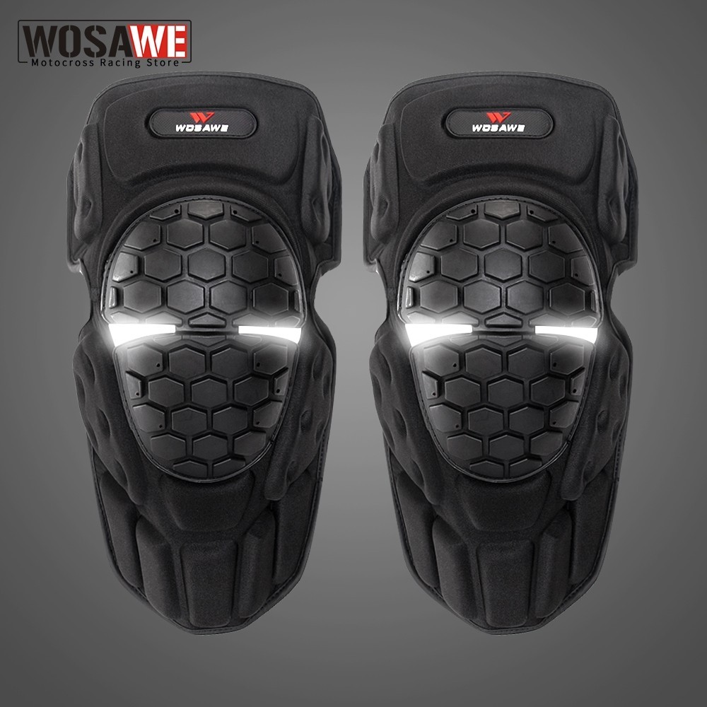 ♜WOSAWE Motorcycle Motocross Riding Knee Protection pads Shin Guard