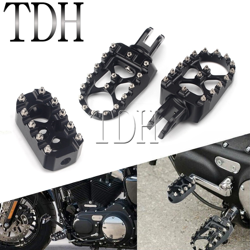 MX Motorcycle Foot Pegs Gear Toe Shifter Pegs For Harley Bobber Chopper ...