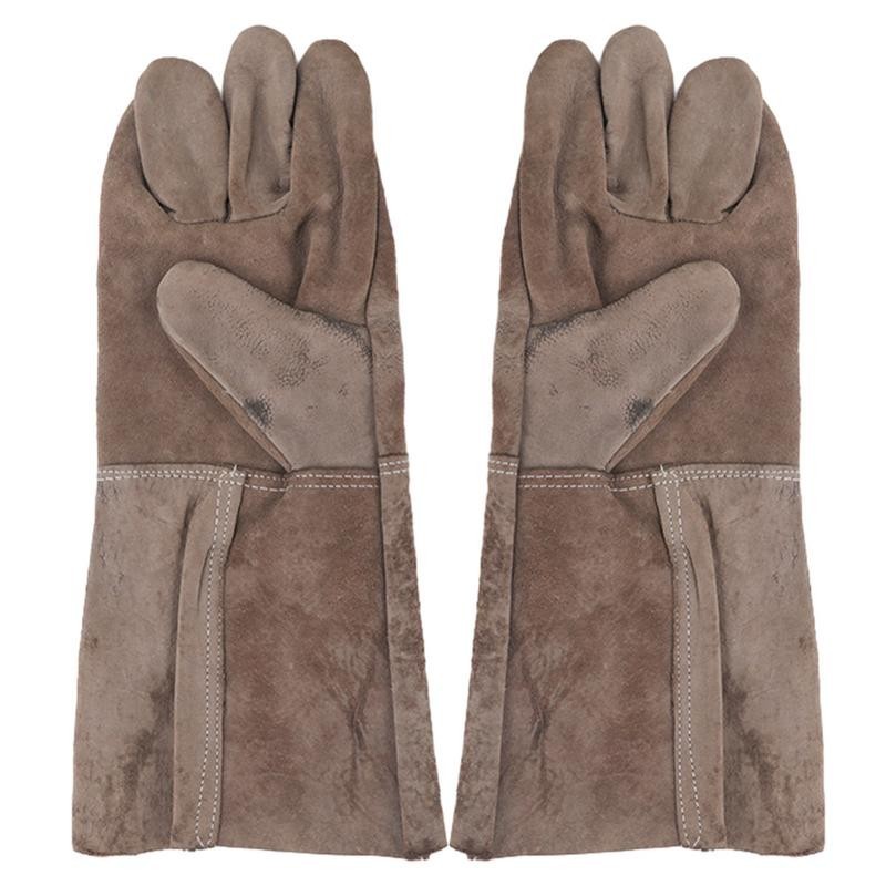 Heat Resistant Leather Welding Gloves For Mig, Tig, Curacao